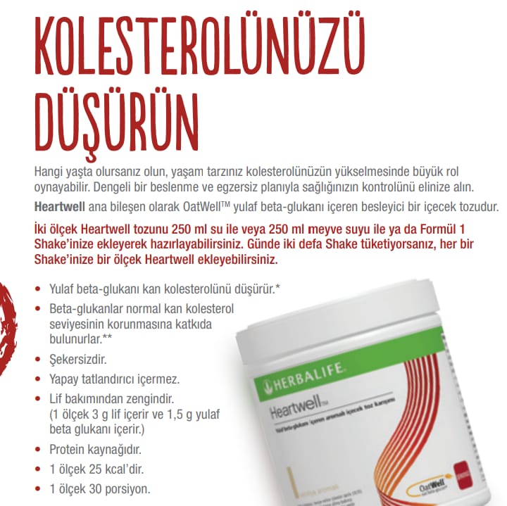 Herbalife Heartwell ne işe yarar?