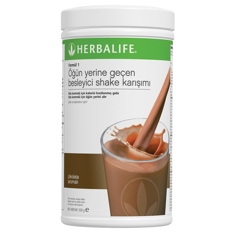 Herbalife Formul 1 Besleyici Shake Çikolata Aromalı 550g