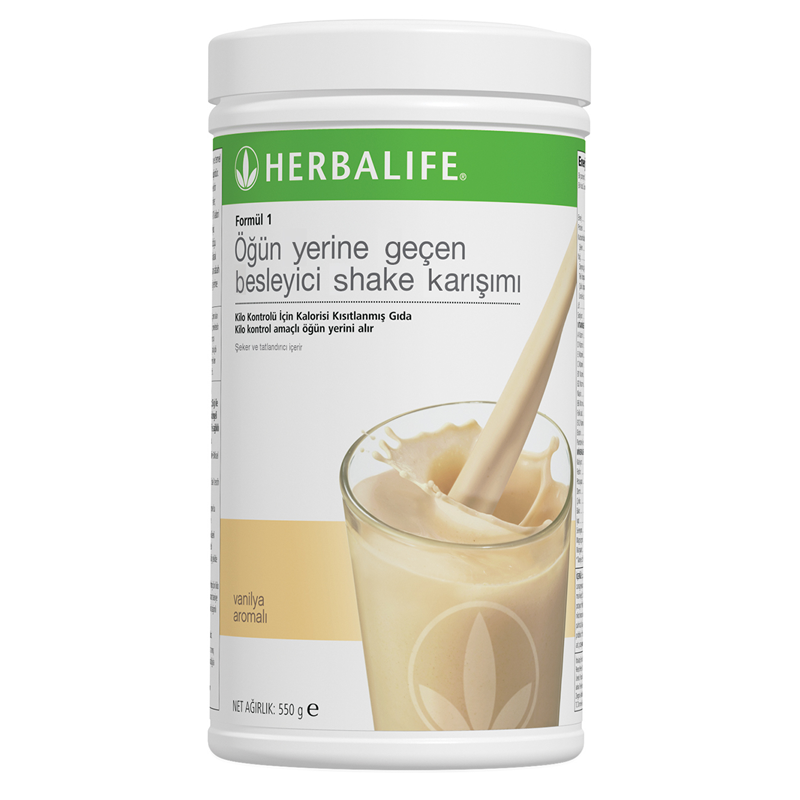Herbalife Formul 1 Besleyici Shake Vanilya Aromalı 550g