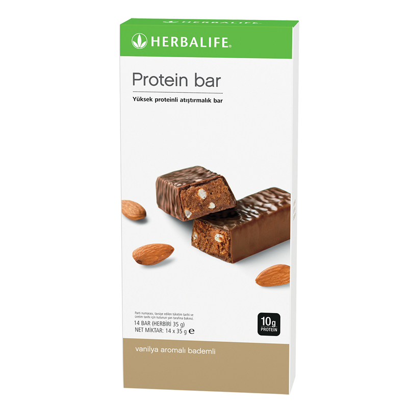 Protein Bar Protein Bar Vanilya Aromalı Bademli 14 adet, her biri 35g